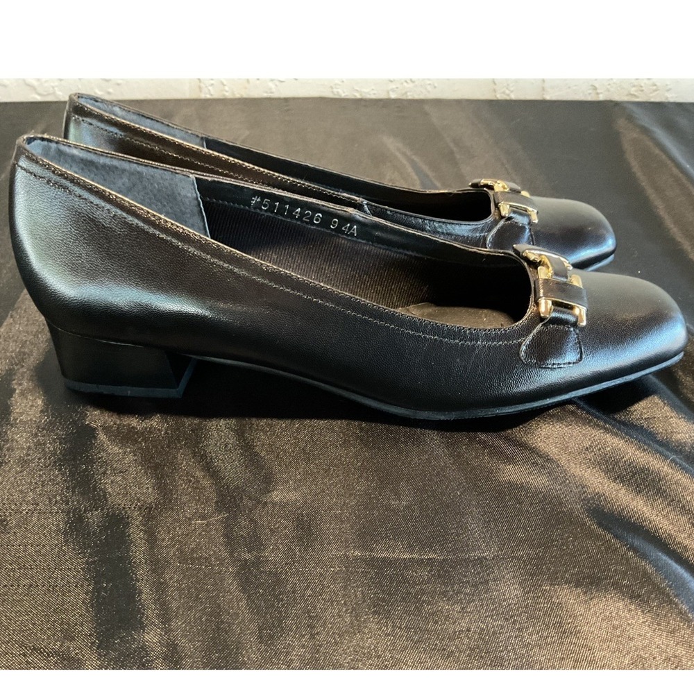 Mark Lemp Classics Womens Size 9 Black Leather Shoes